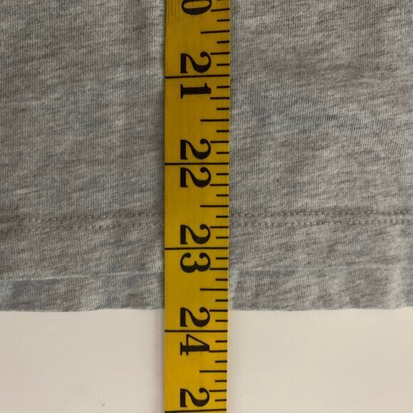 LAUREN RALPH LAUREN Tee T-Shirt Gray Medium Long Sleeve Crew Neck RLL Chest Logo - Picture 12 of 12